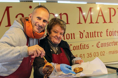 Maison Mappa foie gras confits conserverie Marché de plein vent Mercredi matin Halle de Saint-Alban 31
